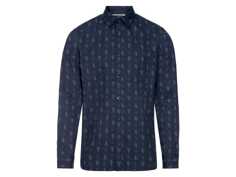 Heren vrijetijdsshirt lange mouw
