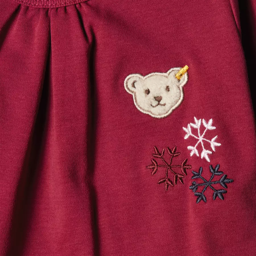 Steiff Girls Langarmshirt, beet red