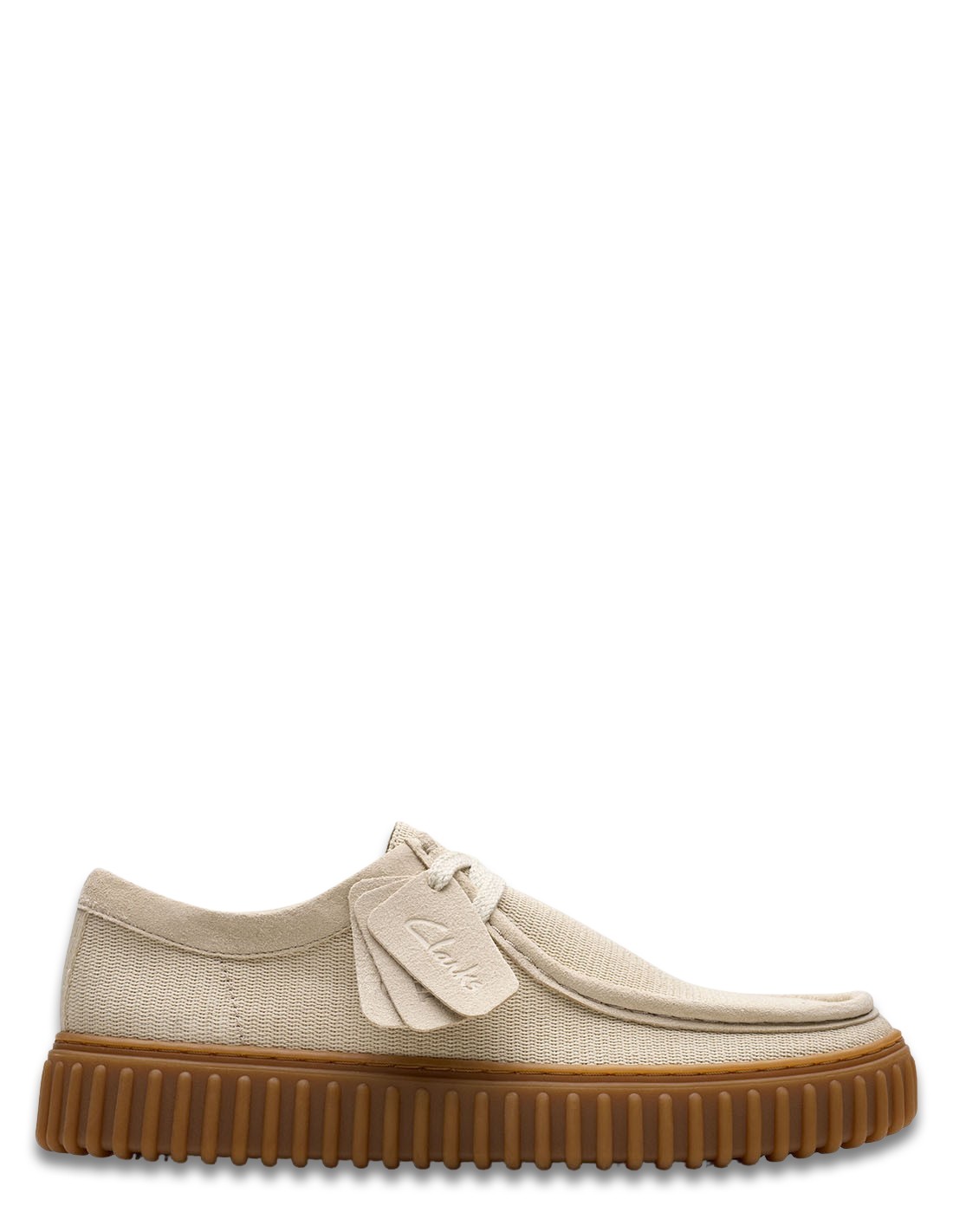 clarks Derbies homme torhill lo off white combi