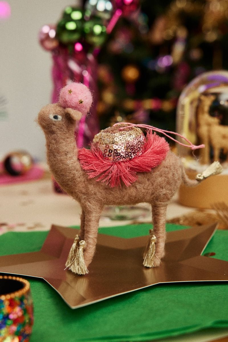 Suspension de Noël dromadaire disco Surprise Partie !
