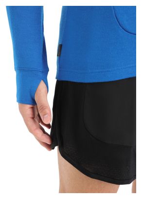 Veste à Capuche Icebreaker Merinos Quantum III Bleu