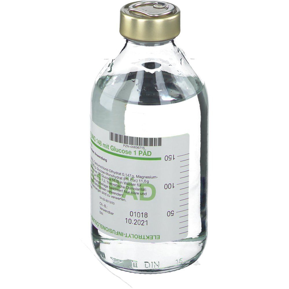 Elektrolyt-Infuisionslösung 148 mit Glucose 1 PÄD