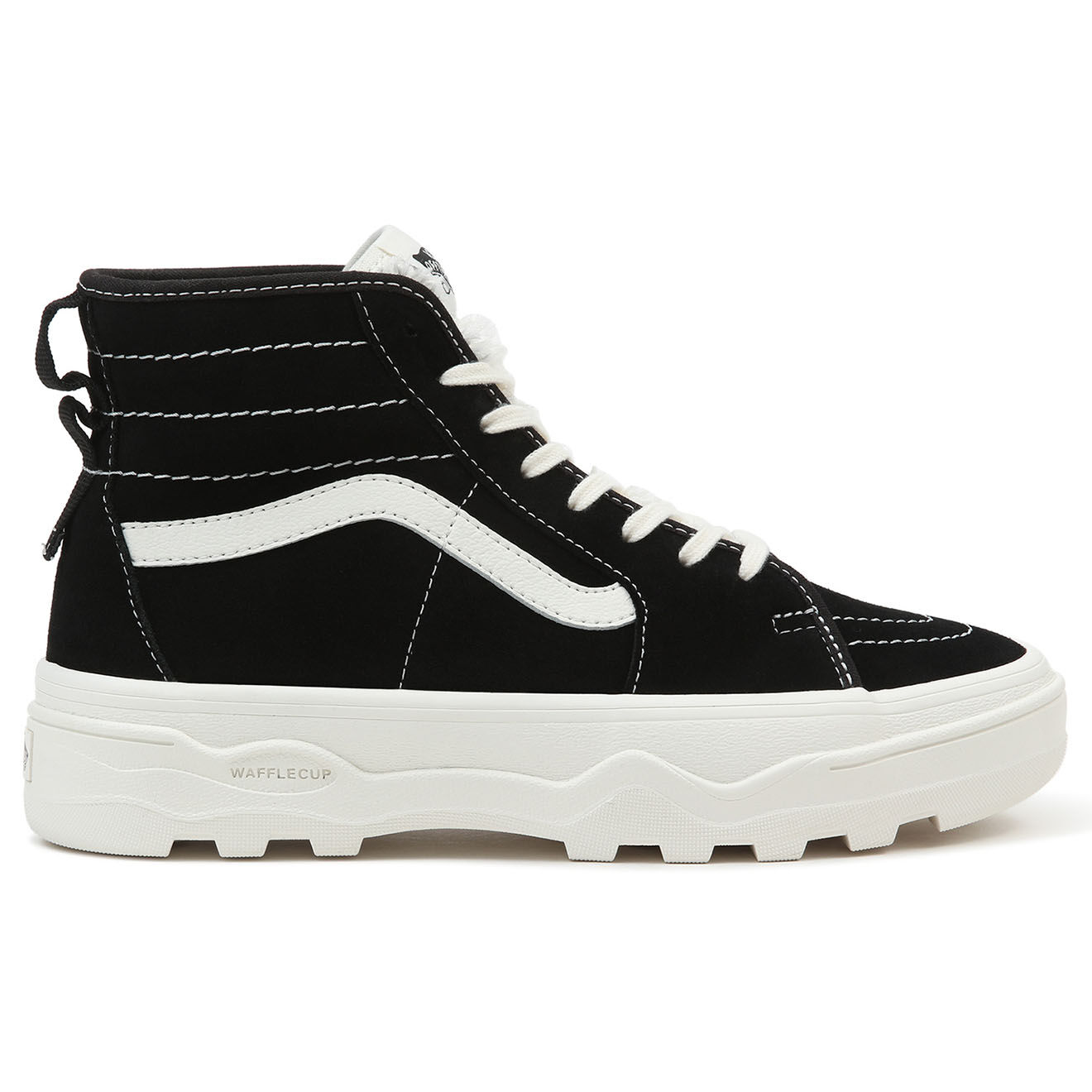 Vans Baskets en Velours de Cuir Sentry SK8-Hi WC fourrées noires