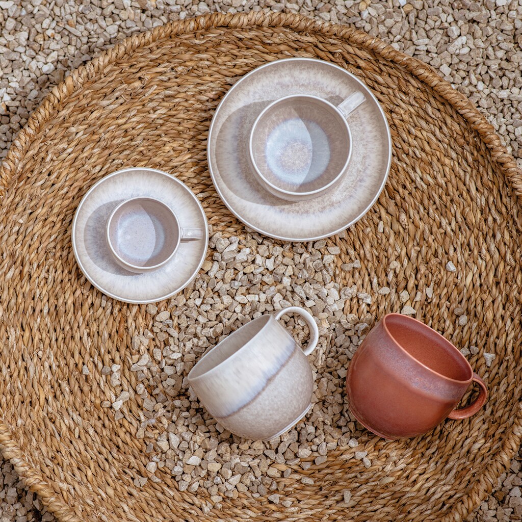 like. by Villeroy & Boch Kaffeetassen Perlemor Sand 190 ml 6er Set