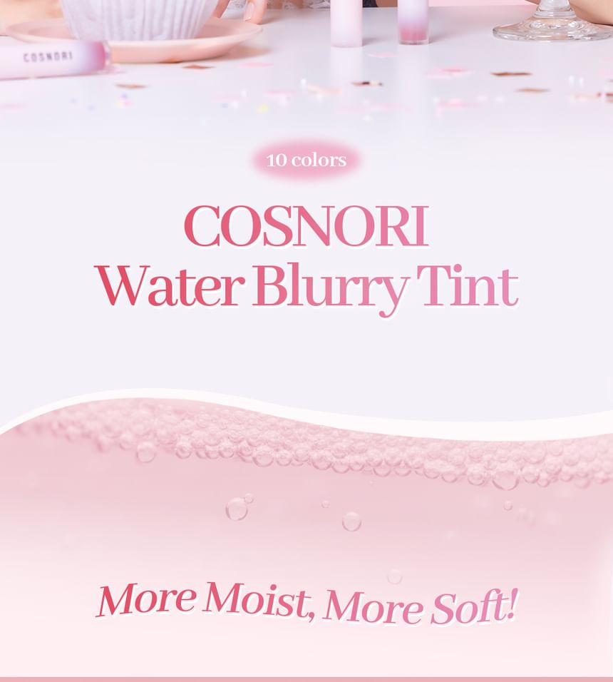 COSNORI - Water Blurry Tint - 10 kleuren