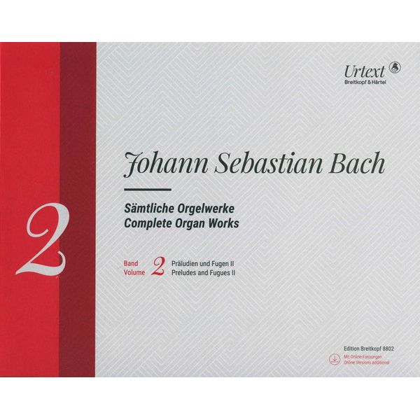 Breitkopf & Härtel Bach sämtliche Orgelwerke