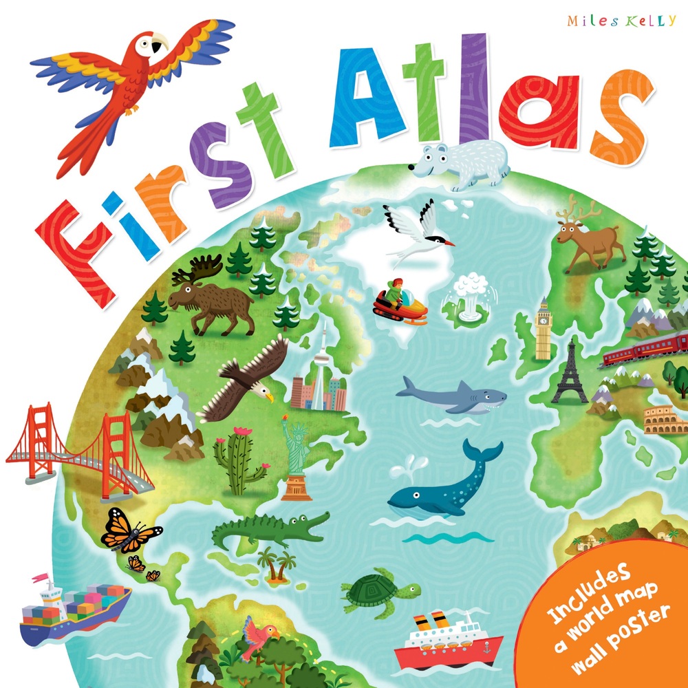 Miles Kellys erstes Atlas-Hardcover-Buch