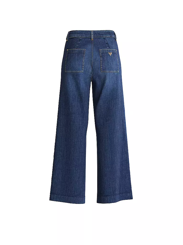 GUESS Jeans Wide Leg DAKOTA SEAMLESS blau