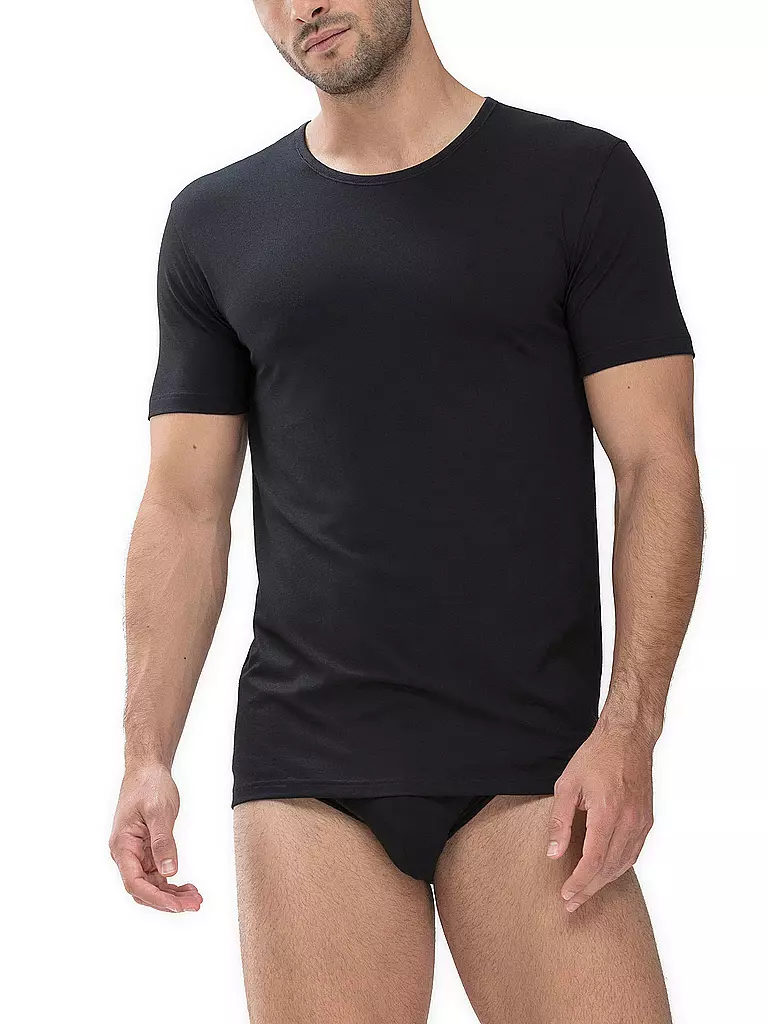 MEY T-Shirt schwarz