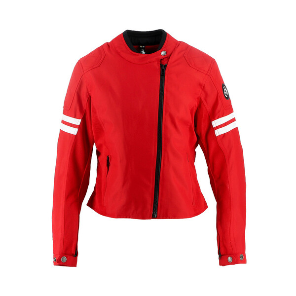 Helstons - Blouson femme KS 50 Air Rouge / Blanc
