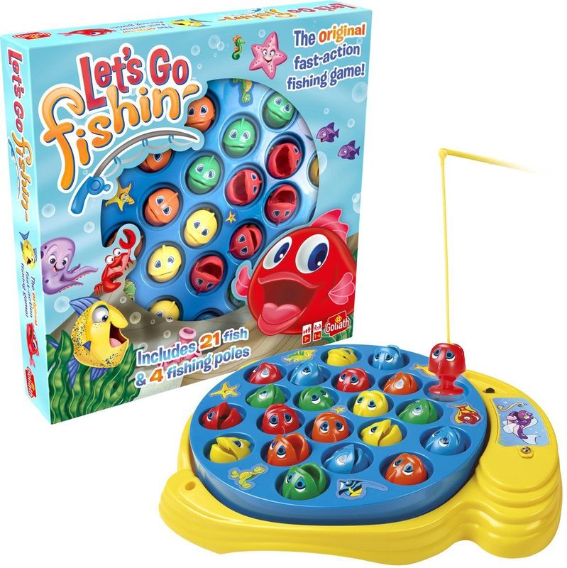 Goliath - Let's Go Fishing - Actiespel - Vissen vangen - Speelgoedklassieker