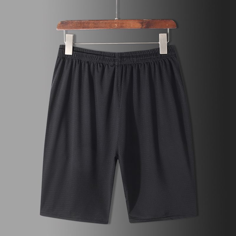 Acrius - Effen shorts met trekkoordtaille