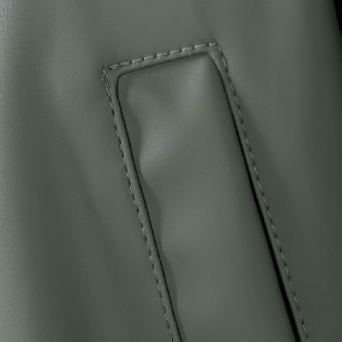 Famy Kinder Regenjacke mit gestepptem Futter oliv