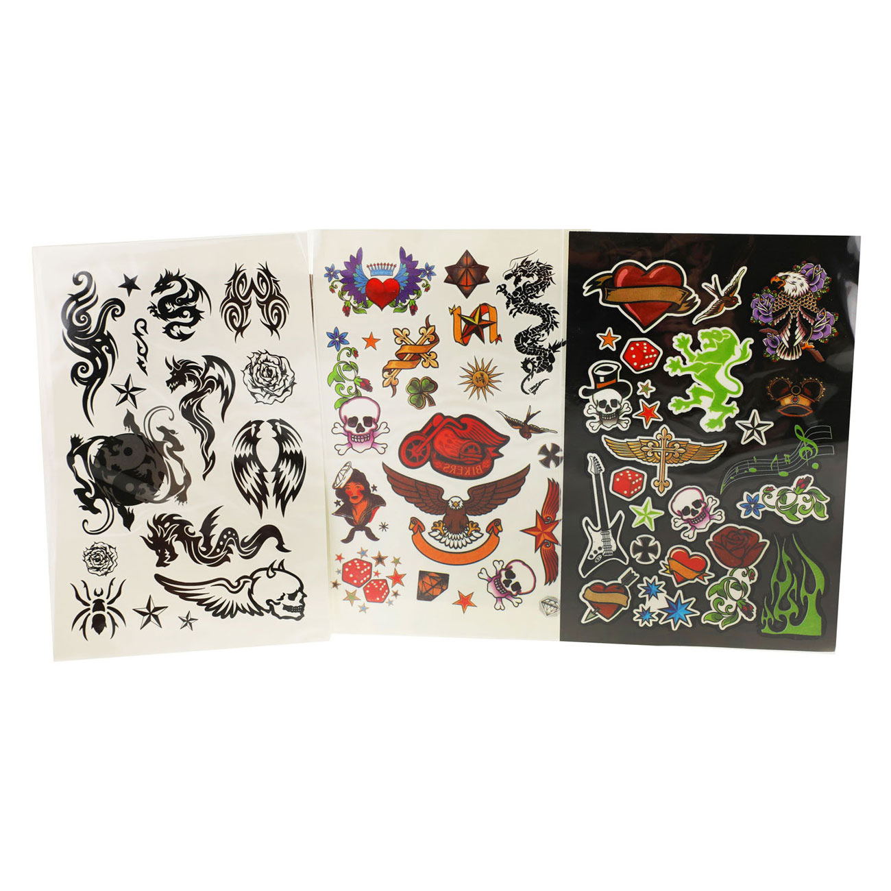 Tattoostickers met Glow in the Dark