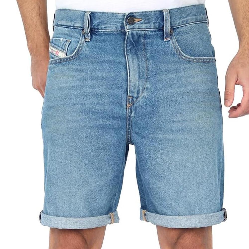 Diesel Short Bleu Homme Diesel Dtrukt
