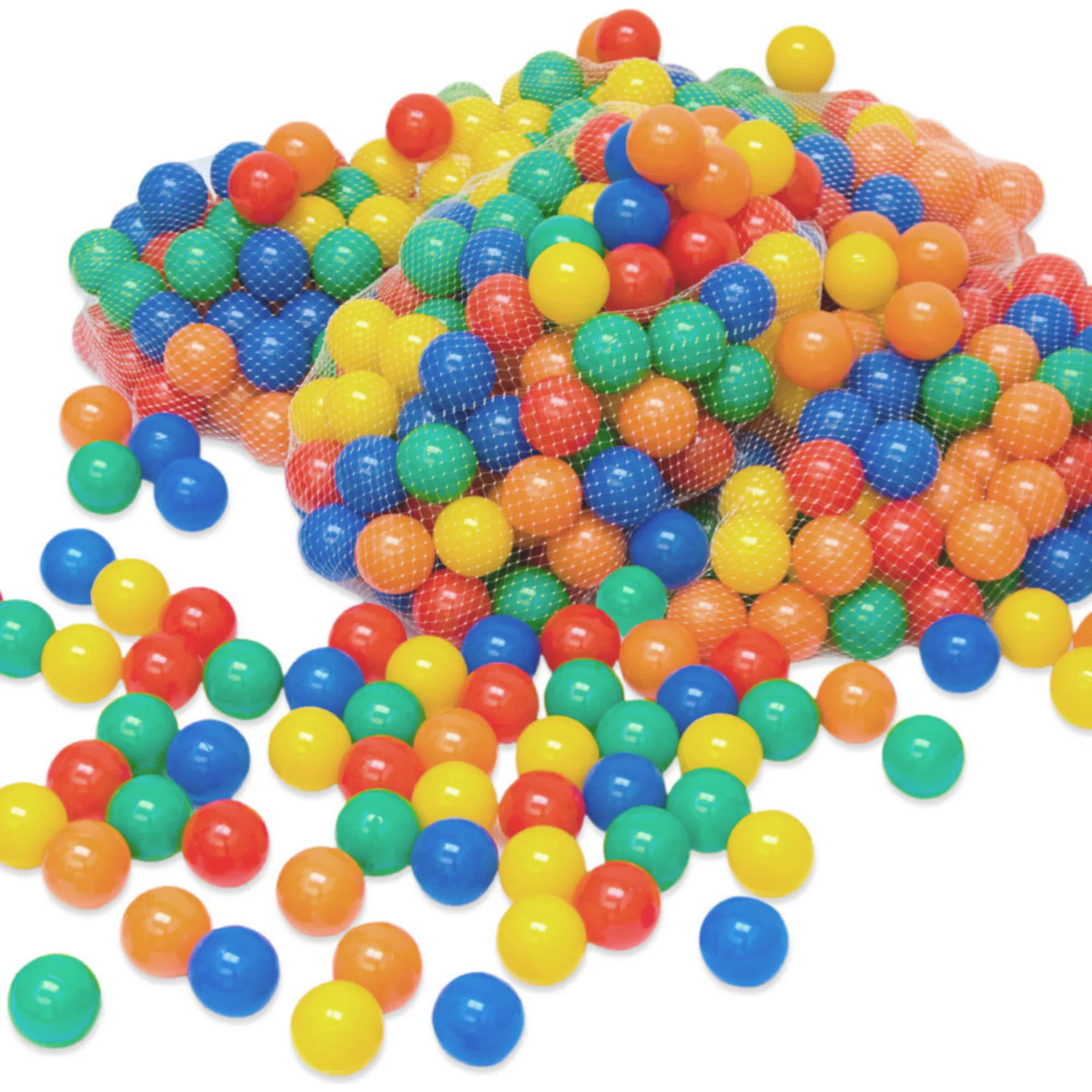 600 bunte Bälle für Bällebad 7cm Babybälle Plastikbälle Baby Spielbälle