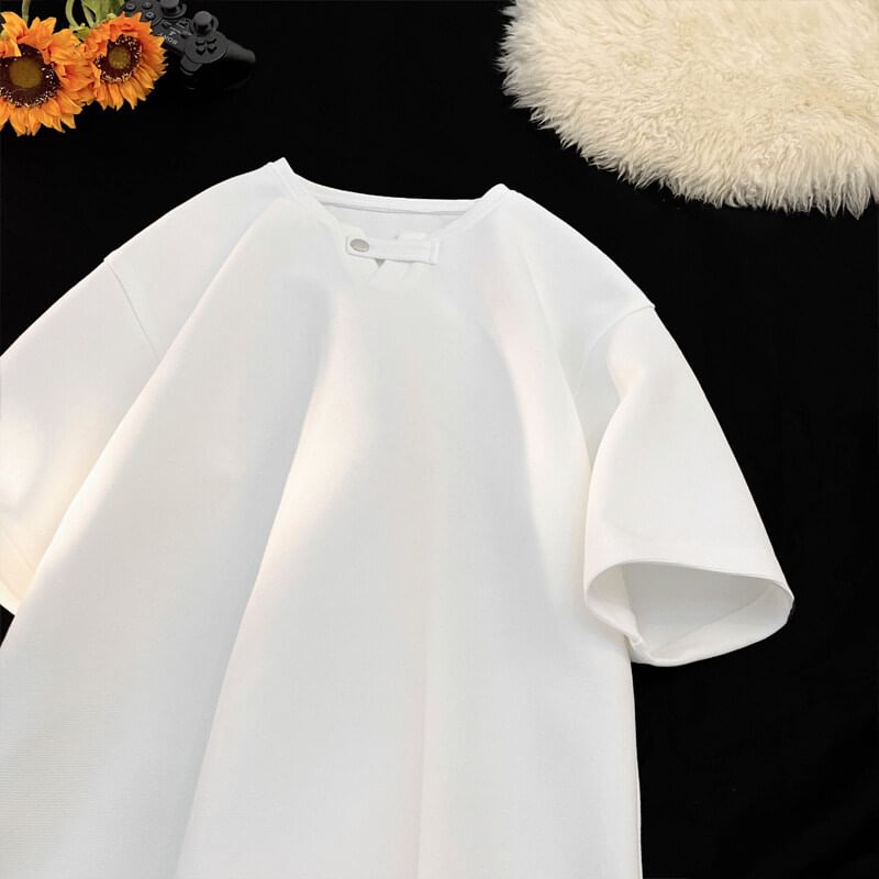 Priam - T-shirt met korte mouwen en V-hals