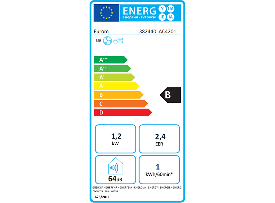 Eurom AC4201 Caravan and Home split airco