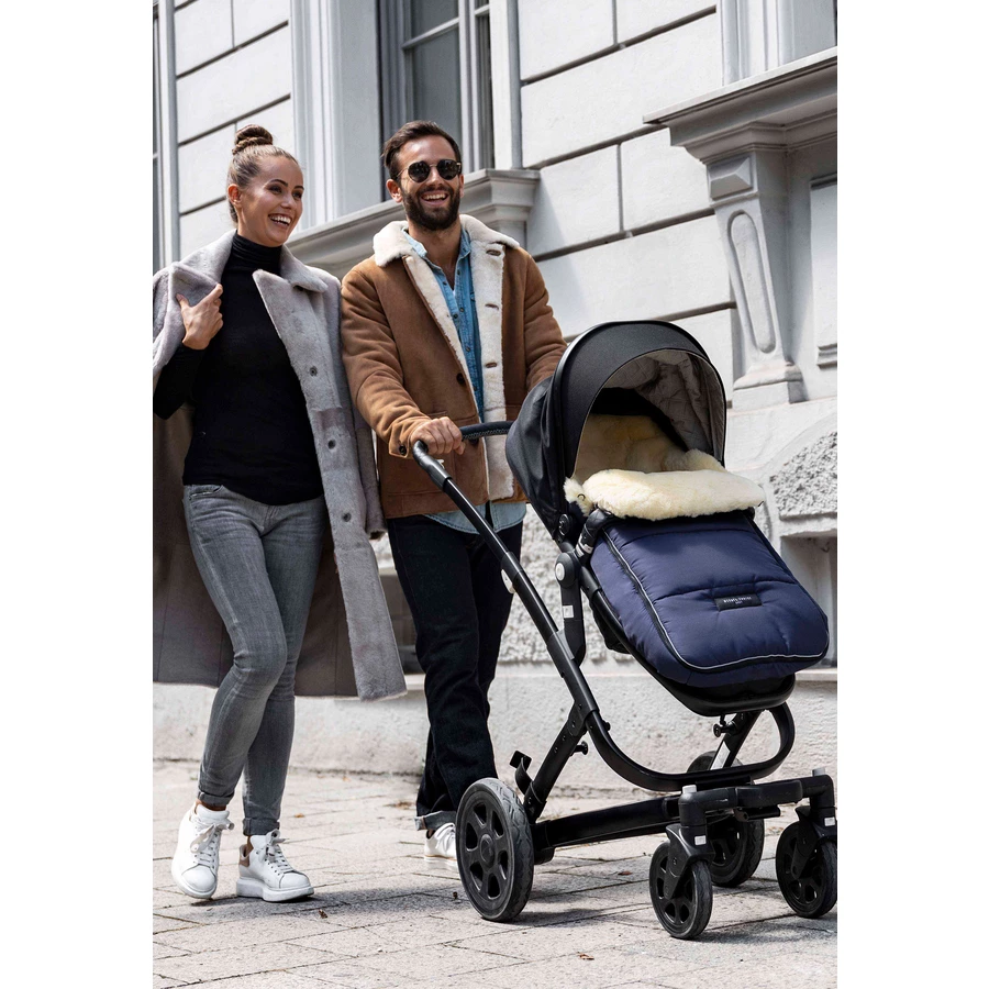 Werner Christ Baby Fußsack AROSA navy