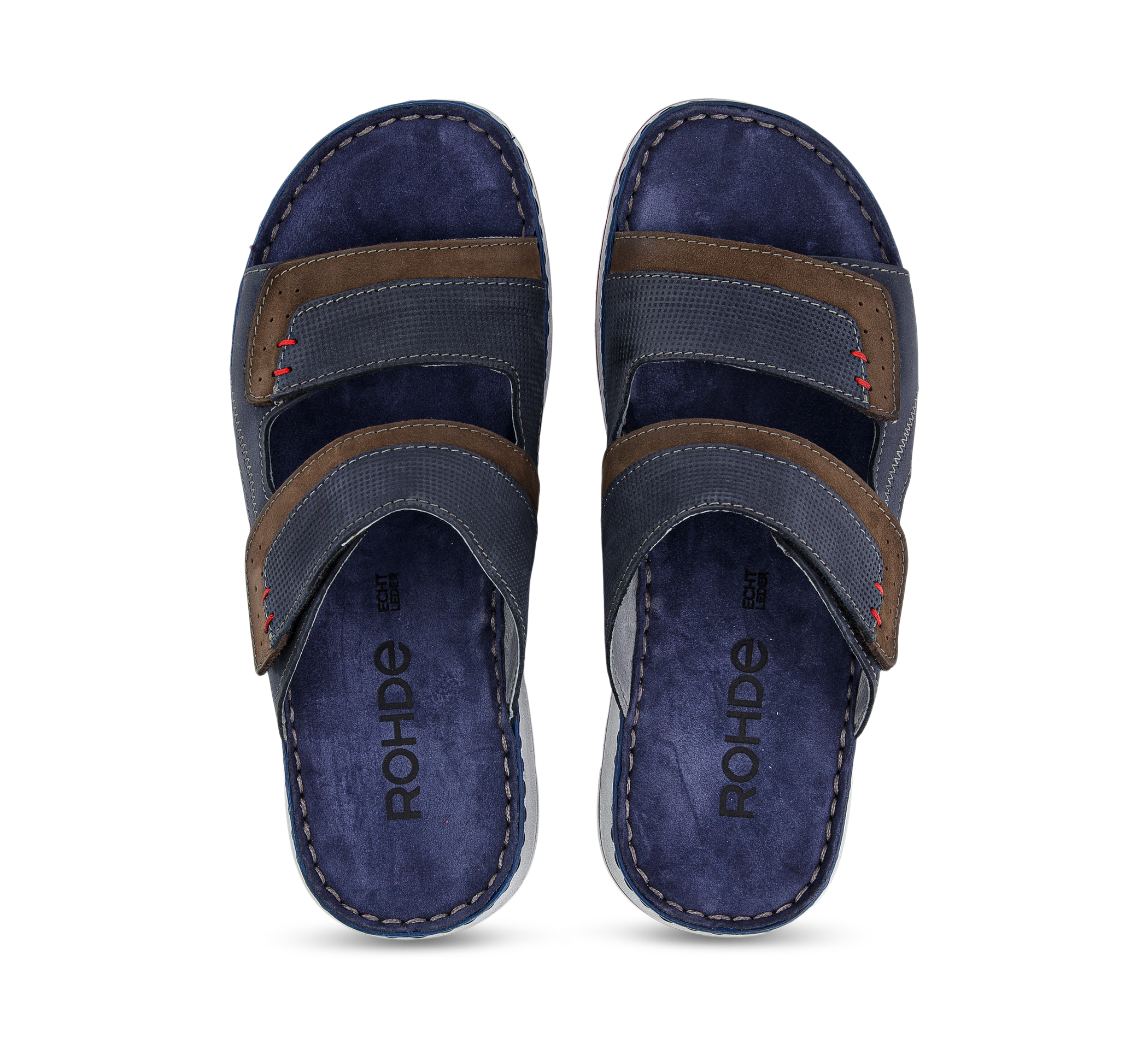 Rohde Brunello - Offene Hausschuhe blau