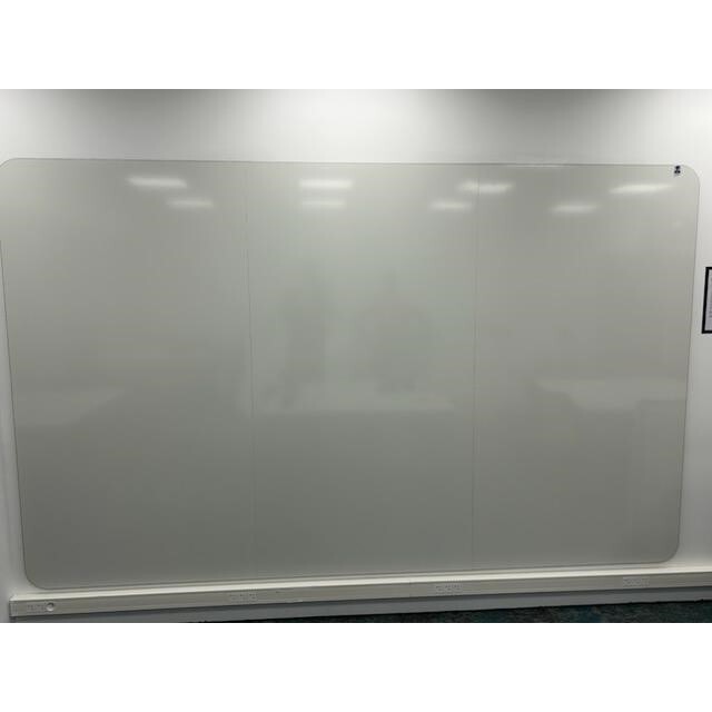 Elément de départ émaillé blanc 195 x 115 cm pour mur d'écriture liberté