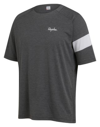 T-Shirt VTT Rapha Trail Technical Gris Foncé/Clair