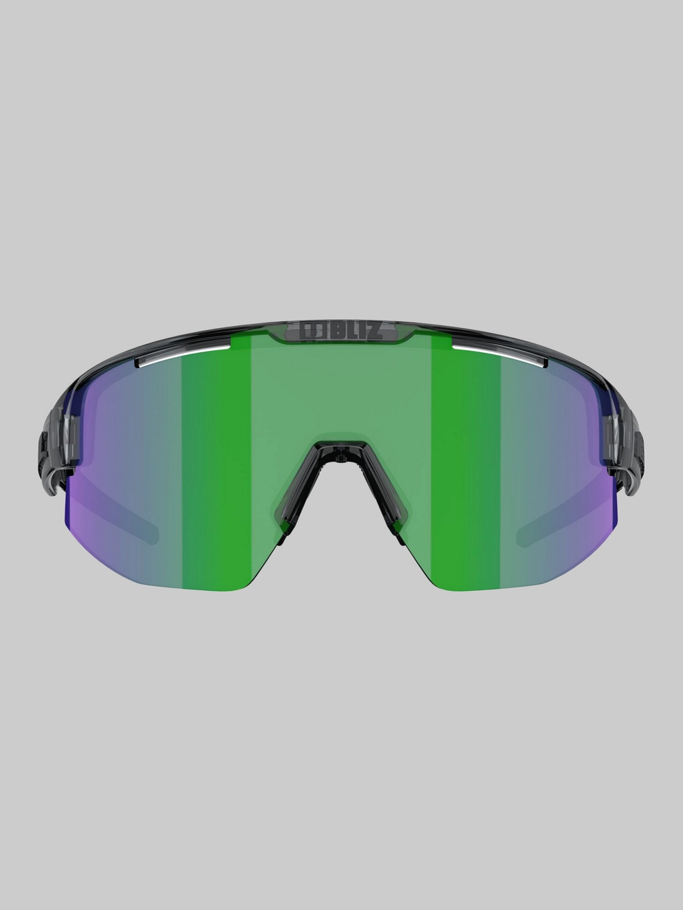 BLIZ Active Eyewear Matrix Crystal Black Sunglasses brown w green multi
