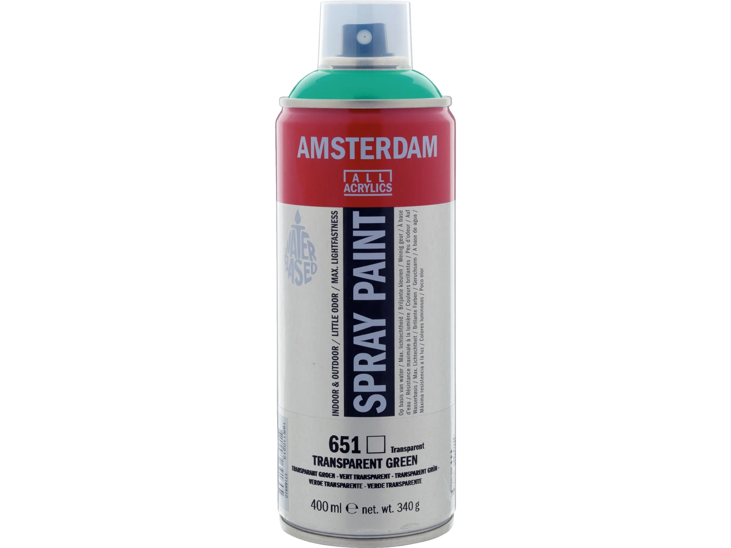 Amsterdam Spray Paint Transparent Green 651