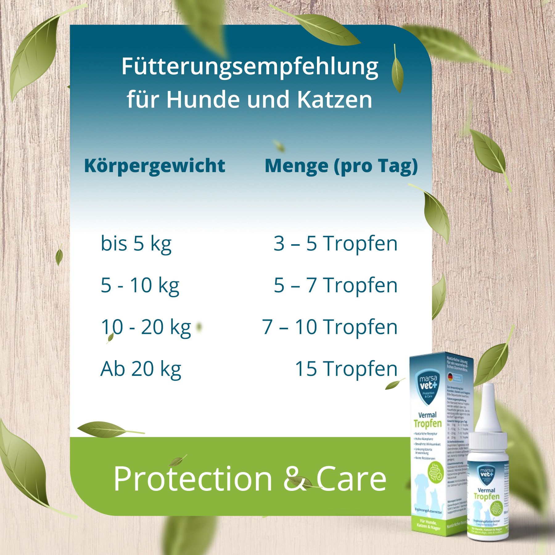 Vermal Set für Katzen Marsavet Vermal Tropfen + I love my cat Nassfutter mit Huhn