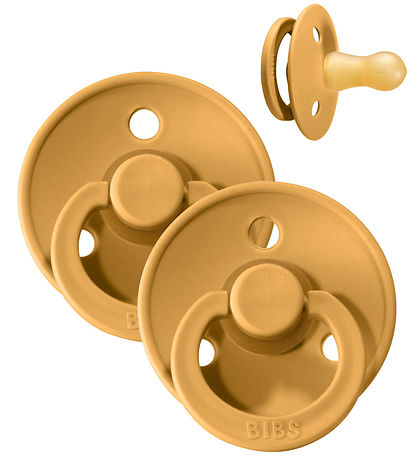 Bibs Colour Schnuller - Gr. 2 - Naturgummi - Mustard