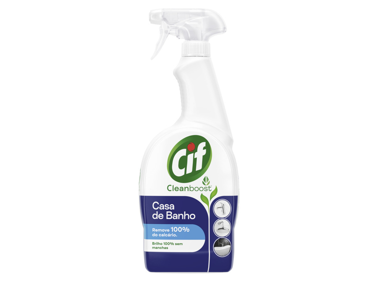 DETERGENTE CIF LIMPEZA SPRAY CASA DE BANHO 750ML