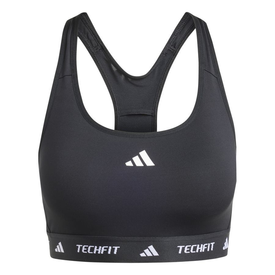 adidas Brassière Techfit - Noir/Blanc Femme