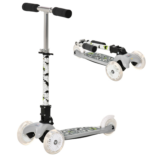 Patinete infantil de 3 rodas Homcom 371-034gy