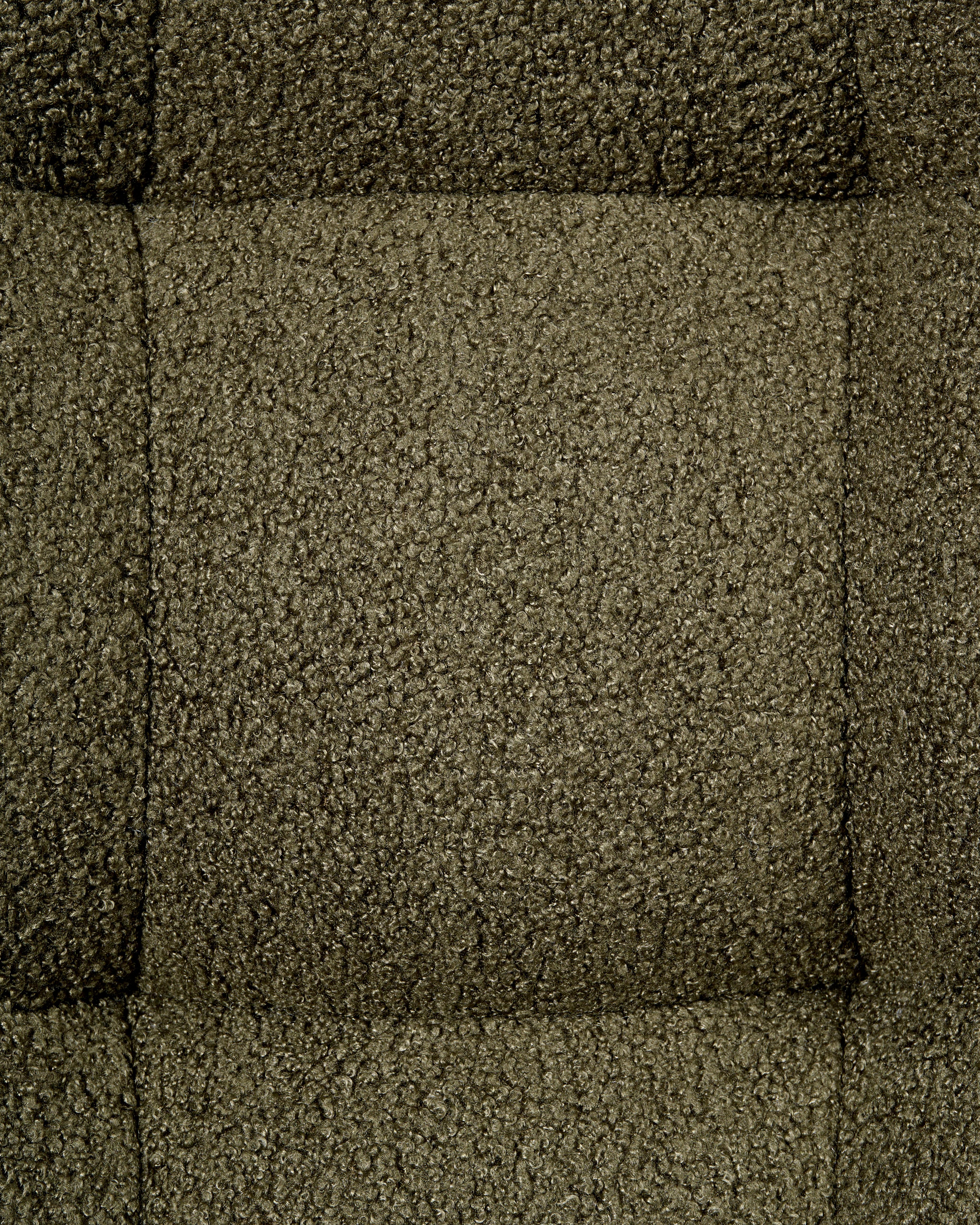 Fauteuil ALVESTA Bouclé Donkergroen