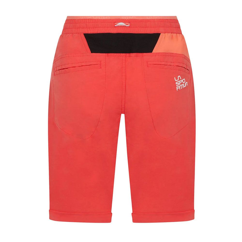 La Sportiva NIRVANA - Bermuda Femme hibiscus/flamingo