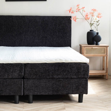 Boxspring Julia Geweven - Antraciet