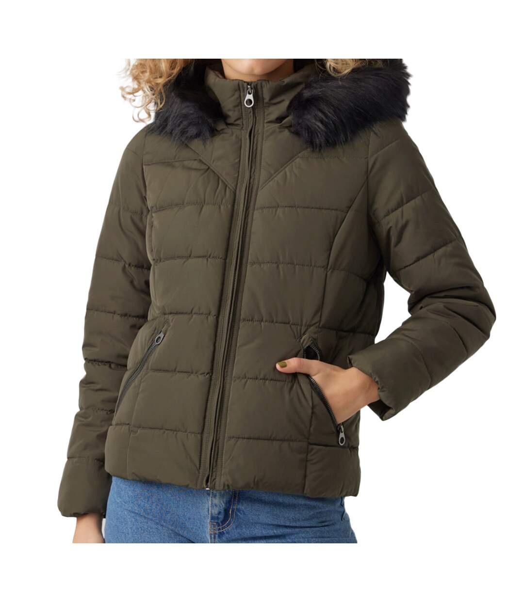 Doudoune Kaki Femme Vero Moda Curve