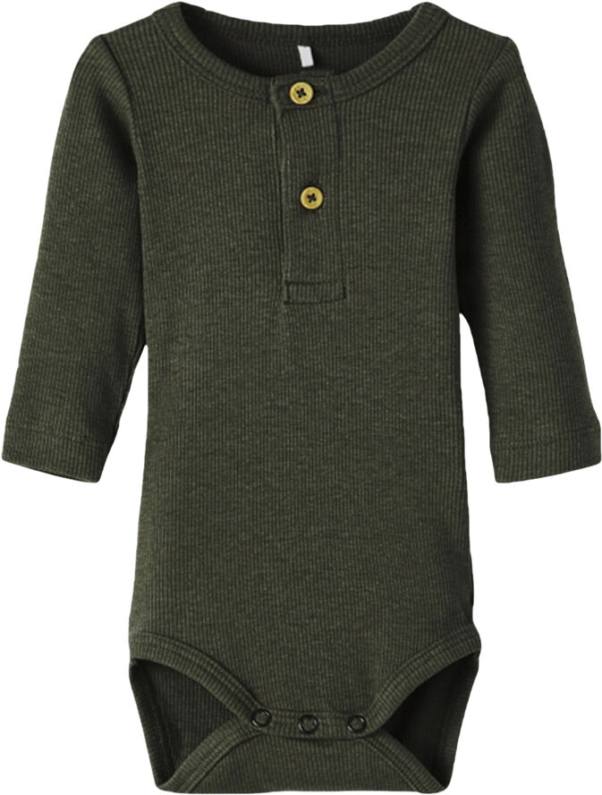 Name It NBMKAB LS BODY NOOS Rifle green/melange