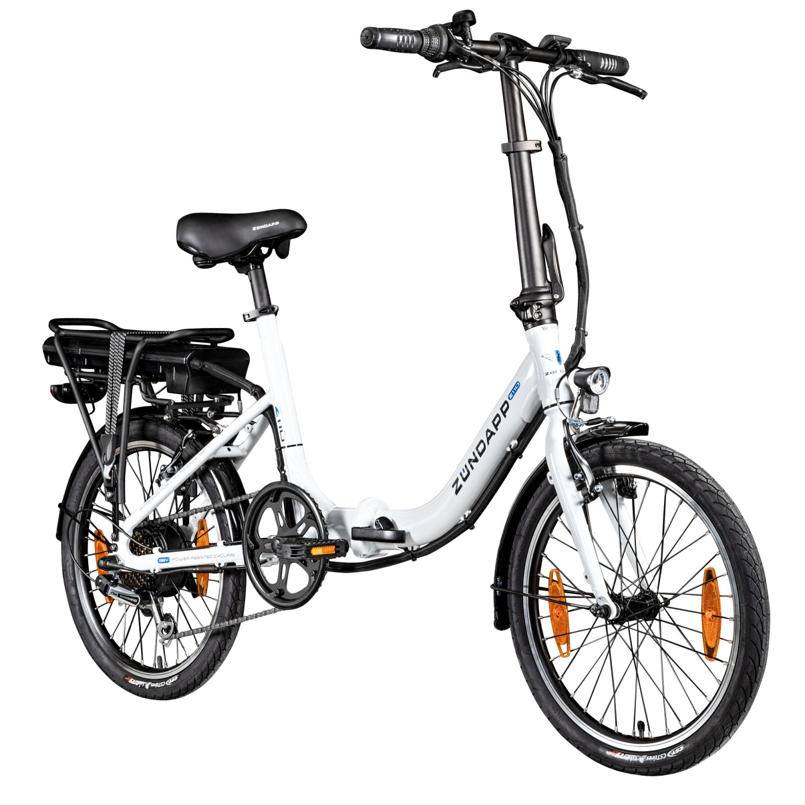 Zündapp Elektro-Klapprad Z110 - weiß - 20''