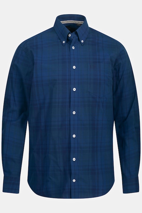 Karohemd, Langarm, Buttondown-Kragen, Modern Fit, bis 8 XL