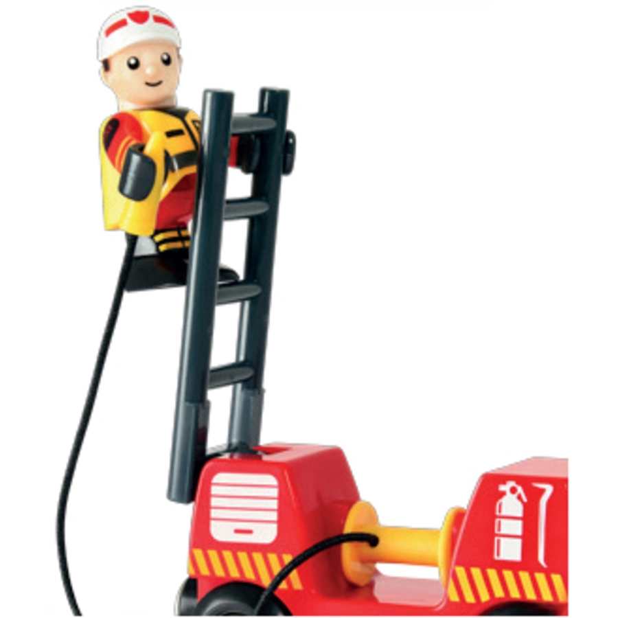 BRIO® WORLD Feuerwehr-Leiterfahrzeug mit Licht & Sound 33811
