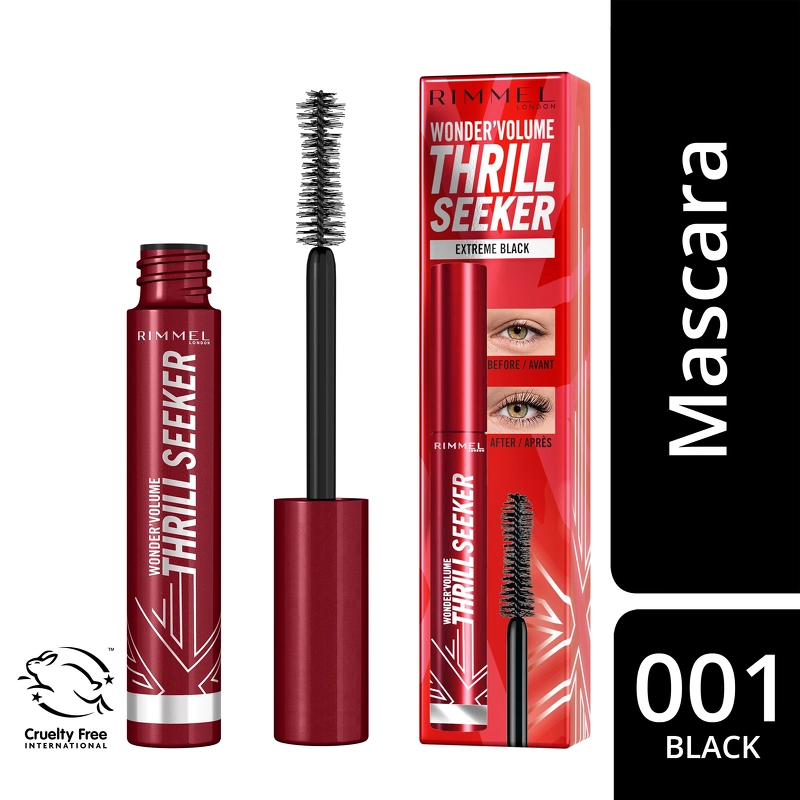 RIMMEL Volume Thrill Seeker Mascara 8 ml - 01 Black