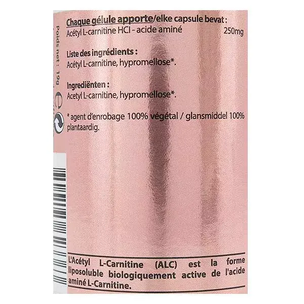 Vit'all+ Acétyl L-Carnitine 250mg 60 gélules végétales