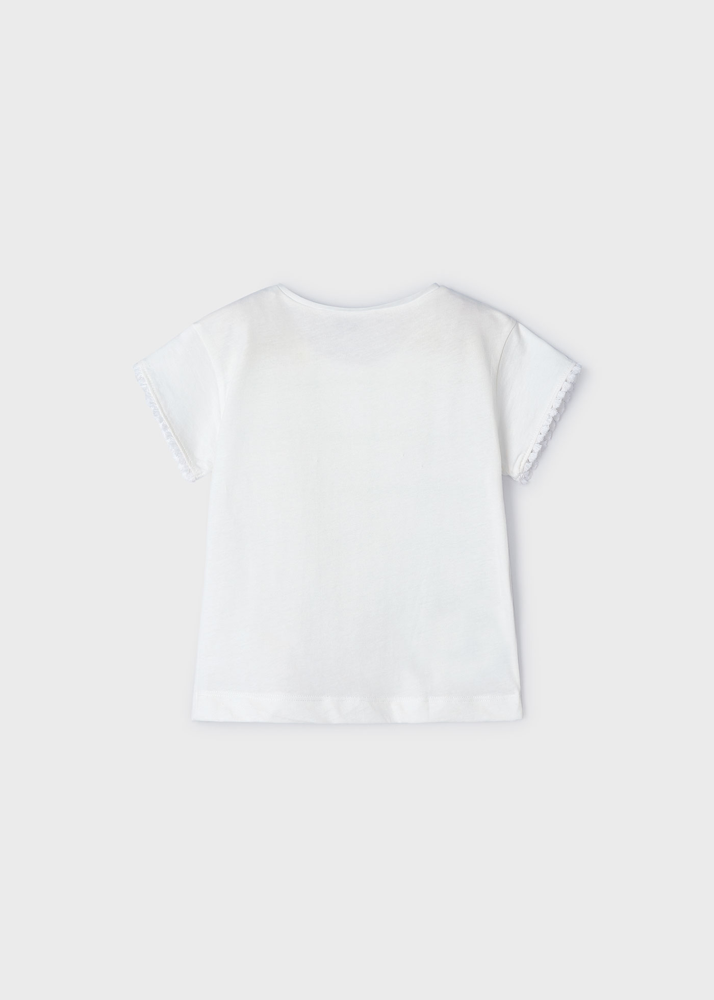 Camiseta bordada Better Cotton para meninas
