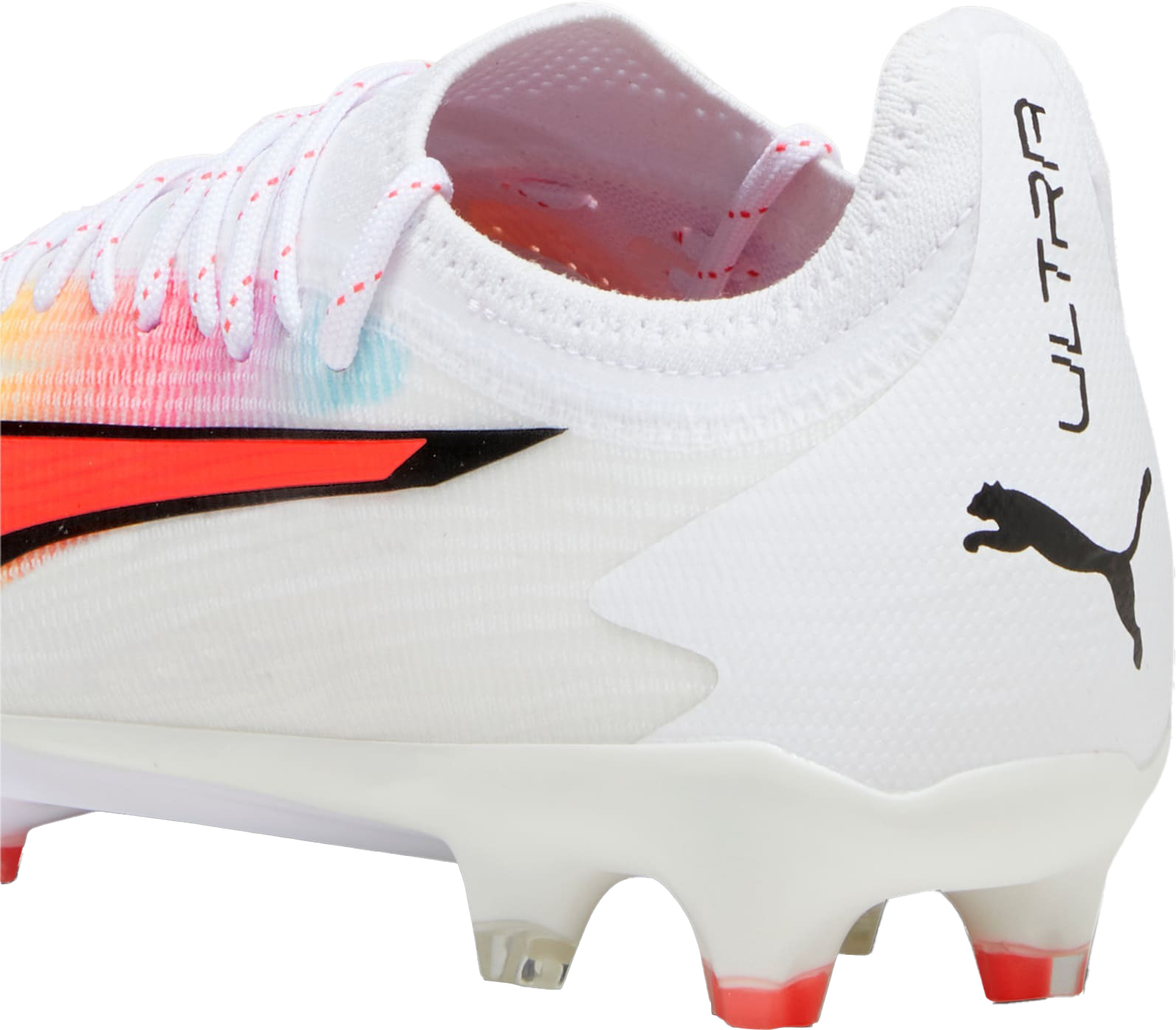 Ultra Ultimate FG/AG Herre PUMA White/PUMA Black/Fire Orchid