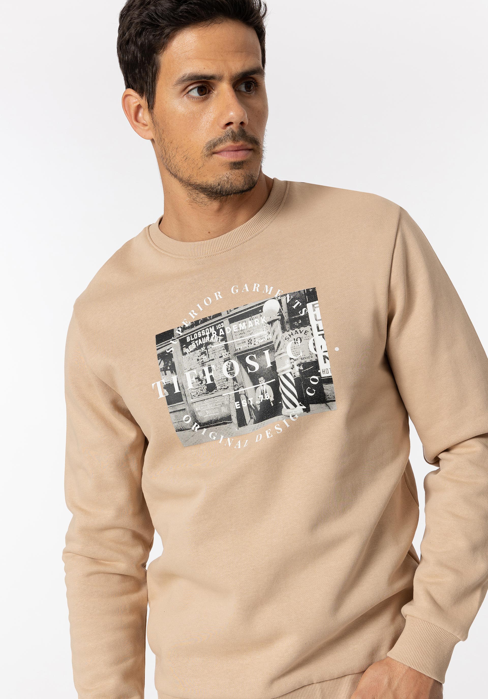 Sweatshirt com Estampado Frontal