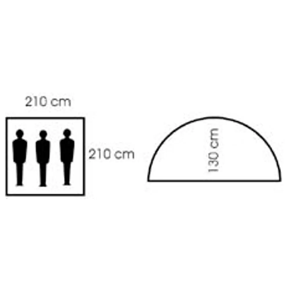 MFH -  3 Personen-Zelt Monodom