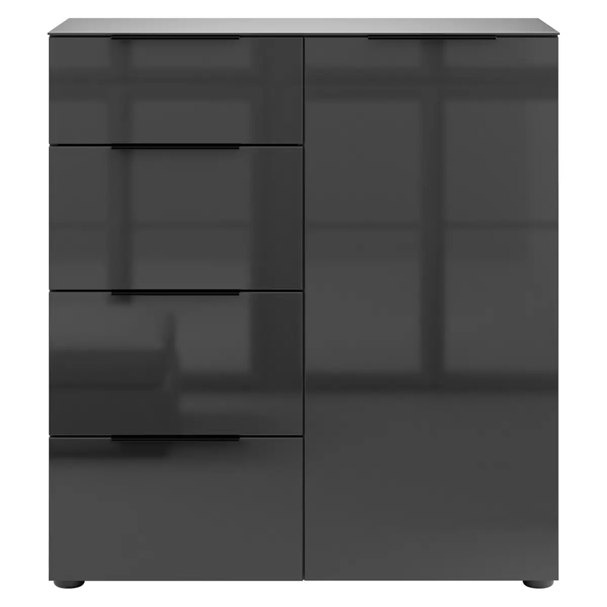 Kommode 4S1T Style Schwarz