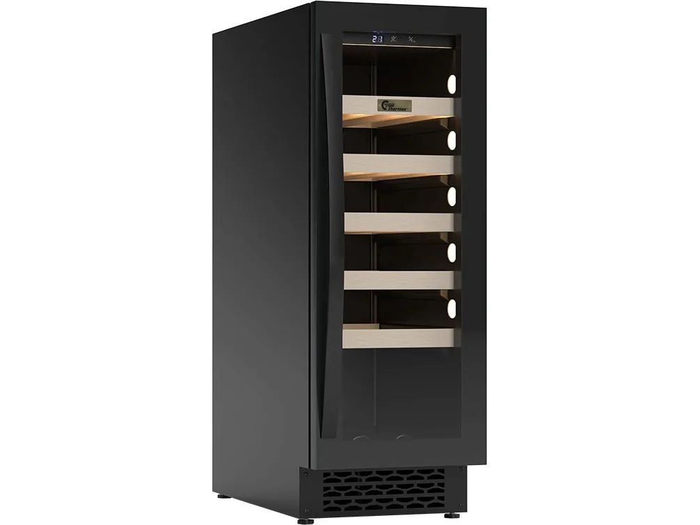 Thermex Winemex 20 - Vinkøler - bredde: 29.5 cm - dybde: 53 cm - højde: 82.2 cm - 50 liter - Klasse F - sort