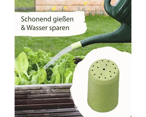 Gieterbevestiging voor 10 liter gieters, 2 stuks, bioplastic, groen